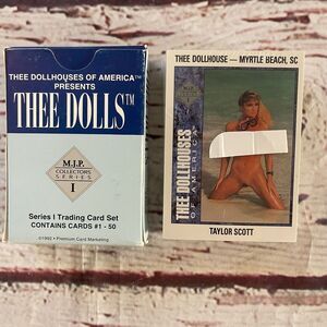 THEE DOLLHOUSES OF AMERICA PRESENTS~THEE DOLLS~1992~TRADING CARDS Deck Sealed